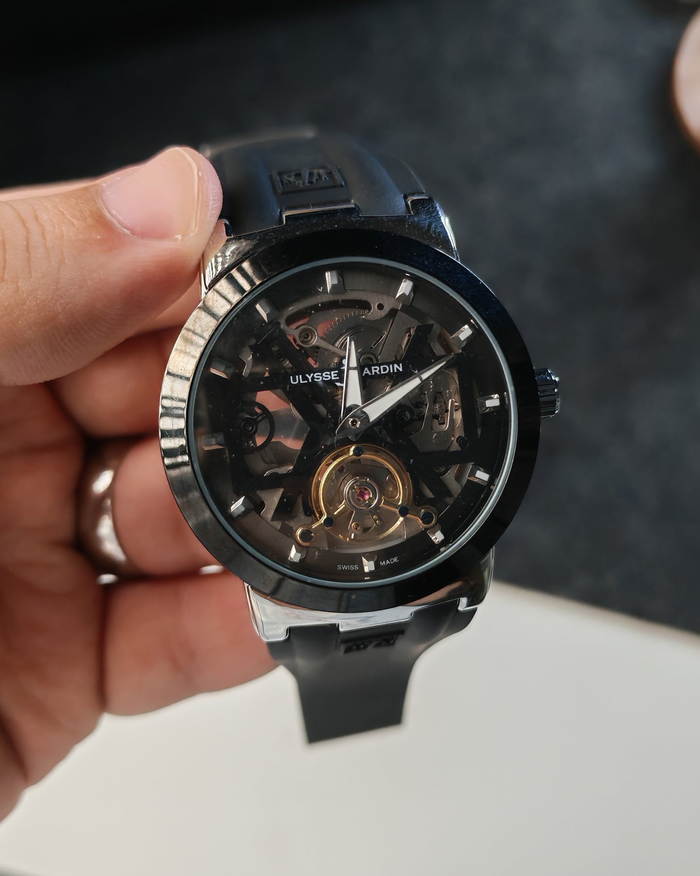 Ulysse Nardin Classic Skeleton Tourbillon (Black) | MQ