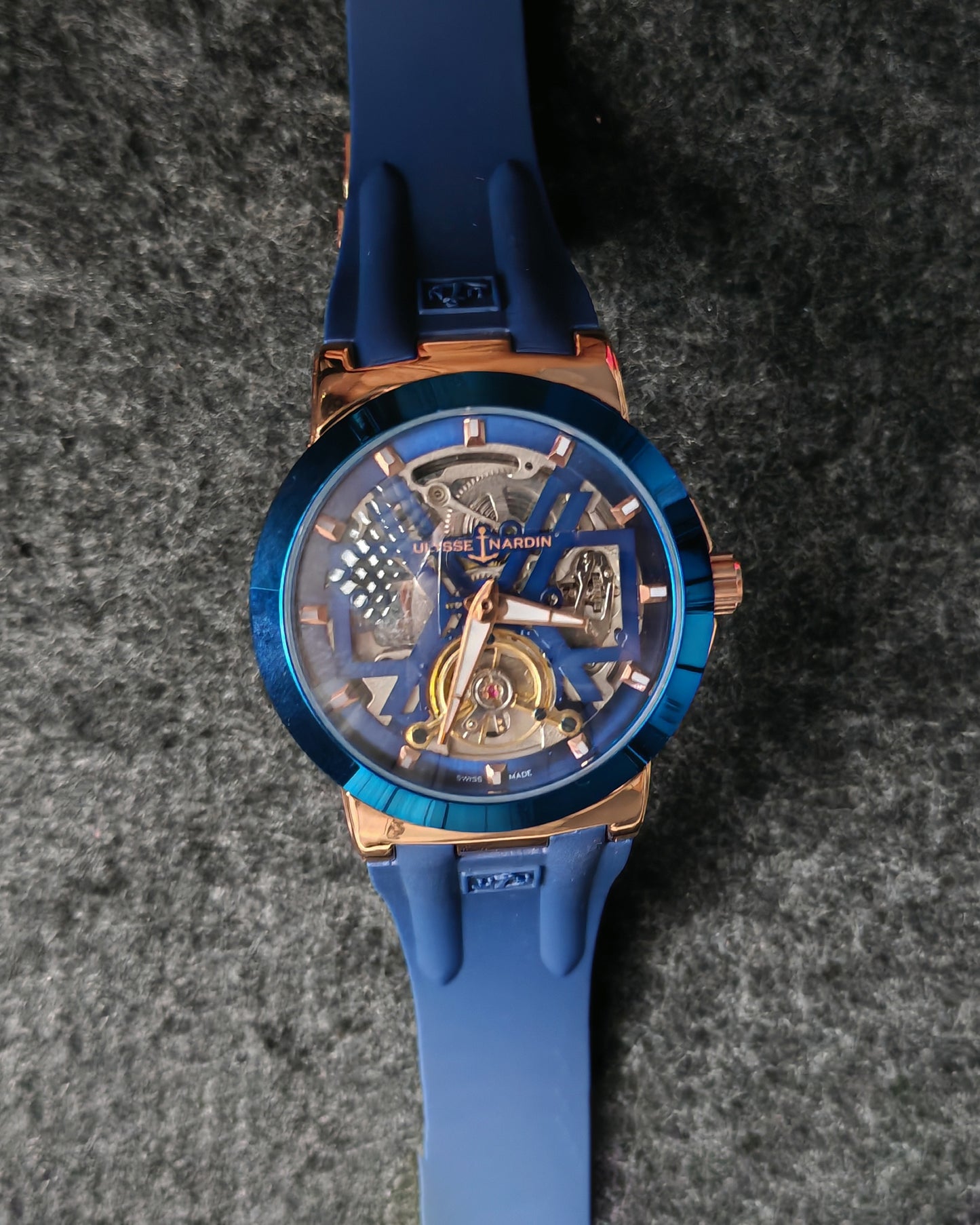 Ulysse Nardin Classic Skeleton Tourbillon (Blue) | MQ
