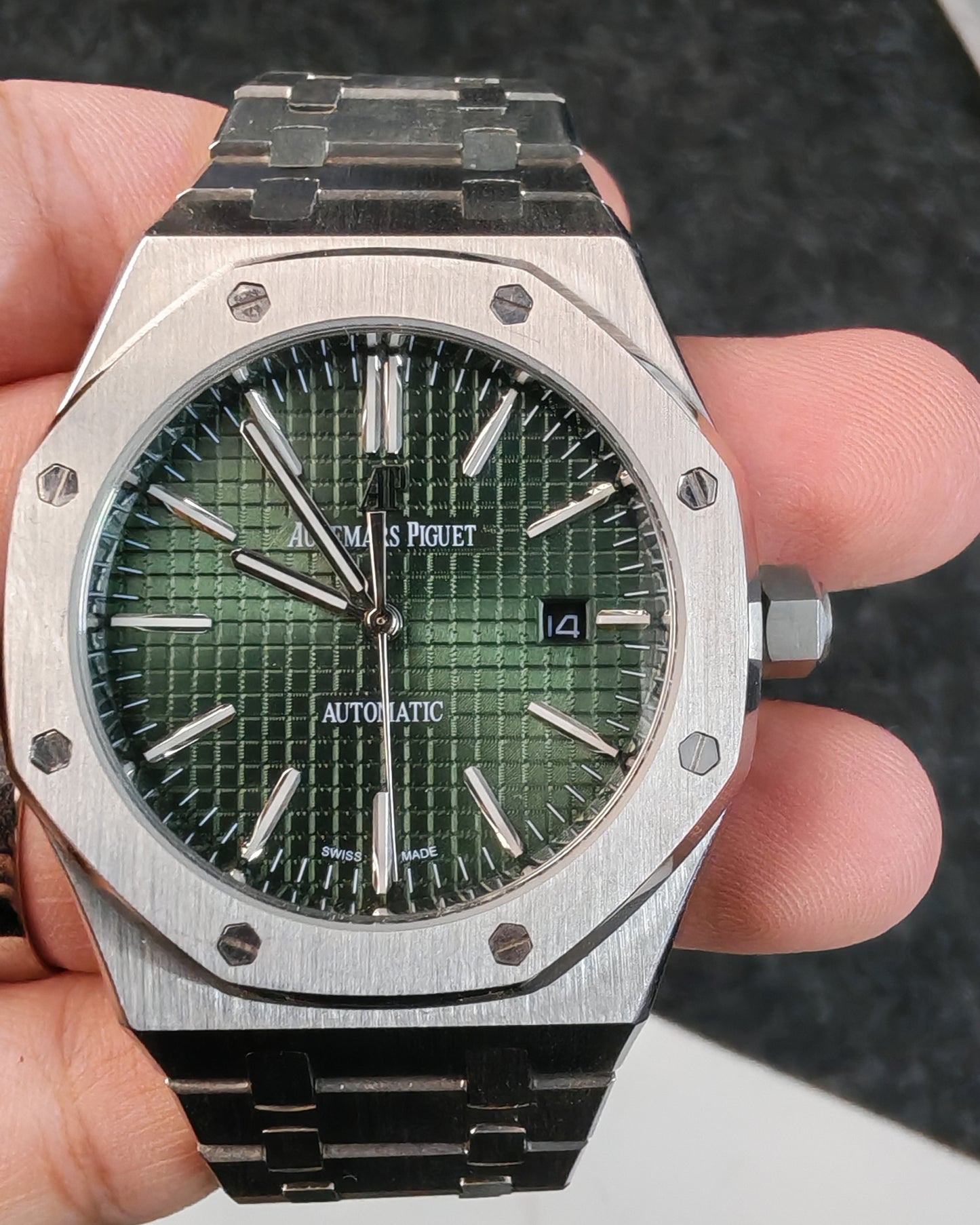 AP Royal Oak Silver (Olive Green) MQ