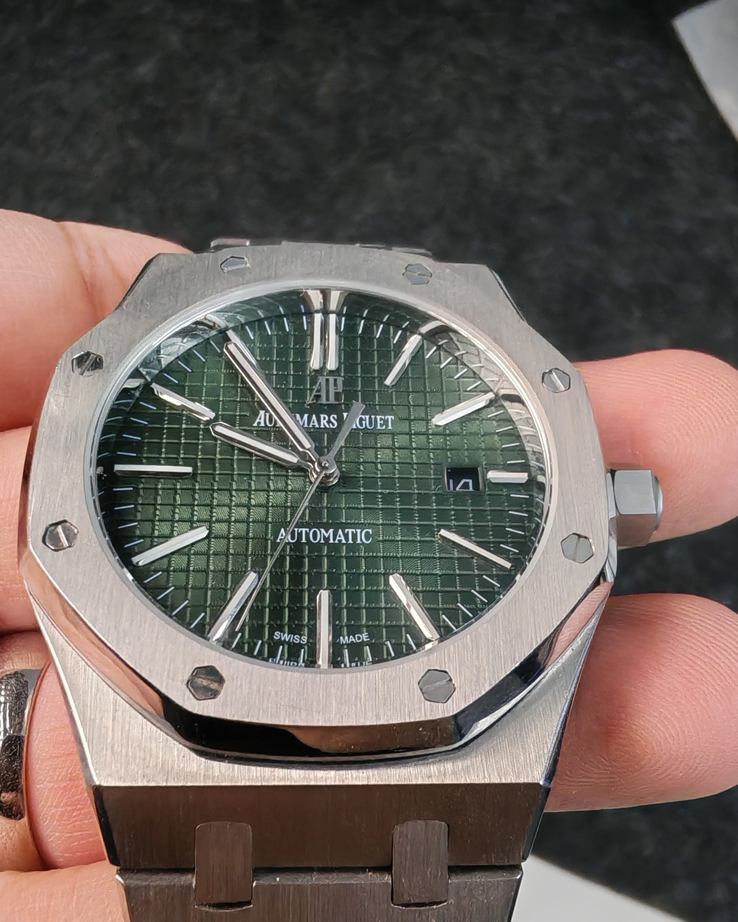 AP Royal Oak Silver (Olive Green) MQ