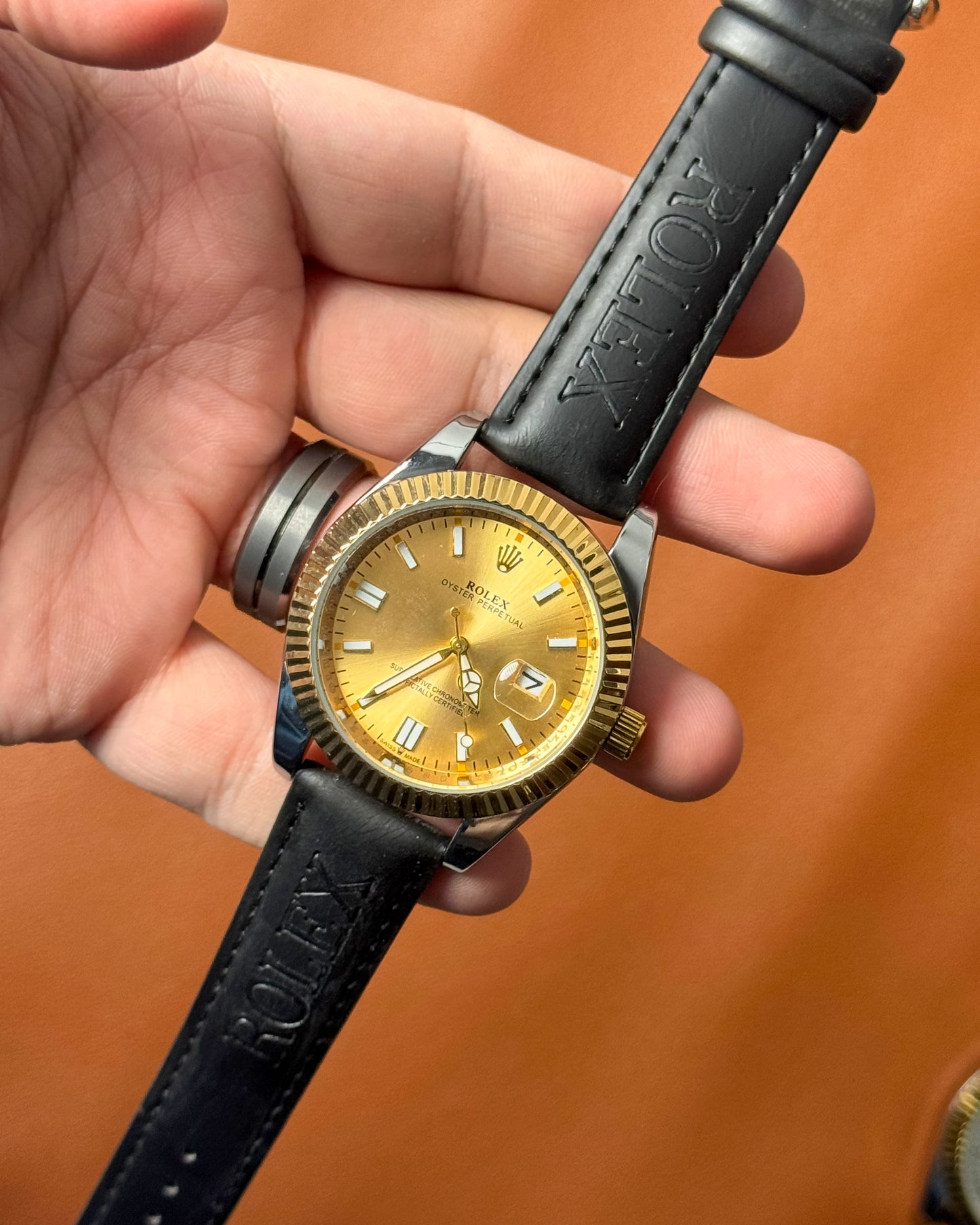 Rolex Leather