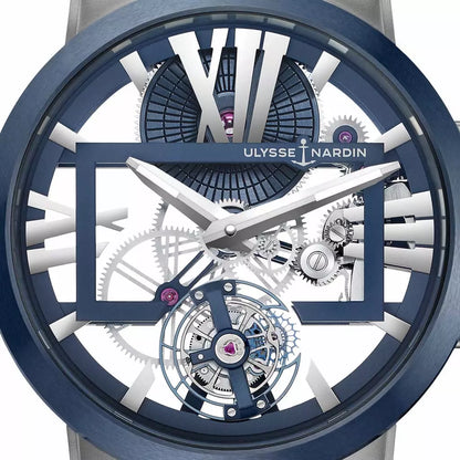 Ulysse Nardin Classic Skeleton Tourbillon (Blue) | MQ